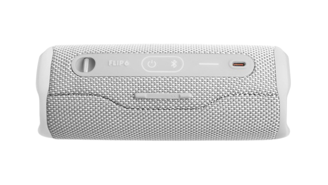 Портативна колонка JBL Flip 6 Steel White (JBLFLIP6WHT)